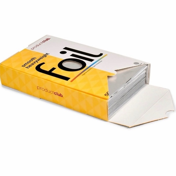 Product Club Other - (2X) Product Club Silver Smooth Heavyweight Foil - 5" x 8" - 500ct